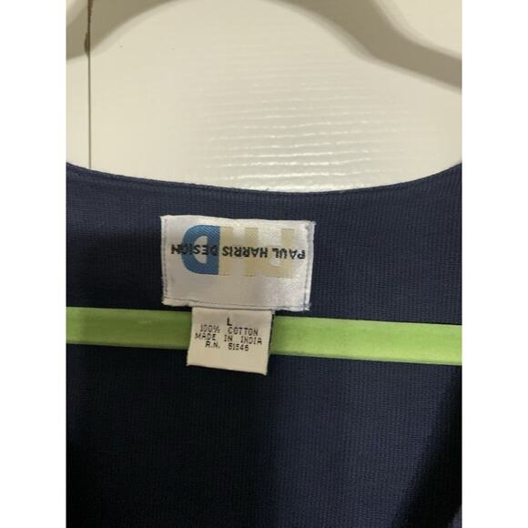 Vintage Paul Harris Design Embroidered Nautical Boat Beach Coastal Vest L - Picture 3 of 6